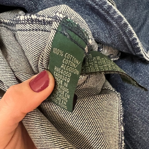 Vintage Lauren Ralph Lauren Denim Double Breasted fisherman core jacket - Picture 10 of 14